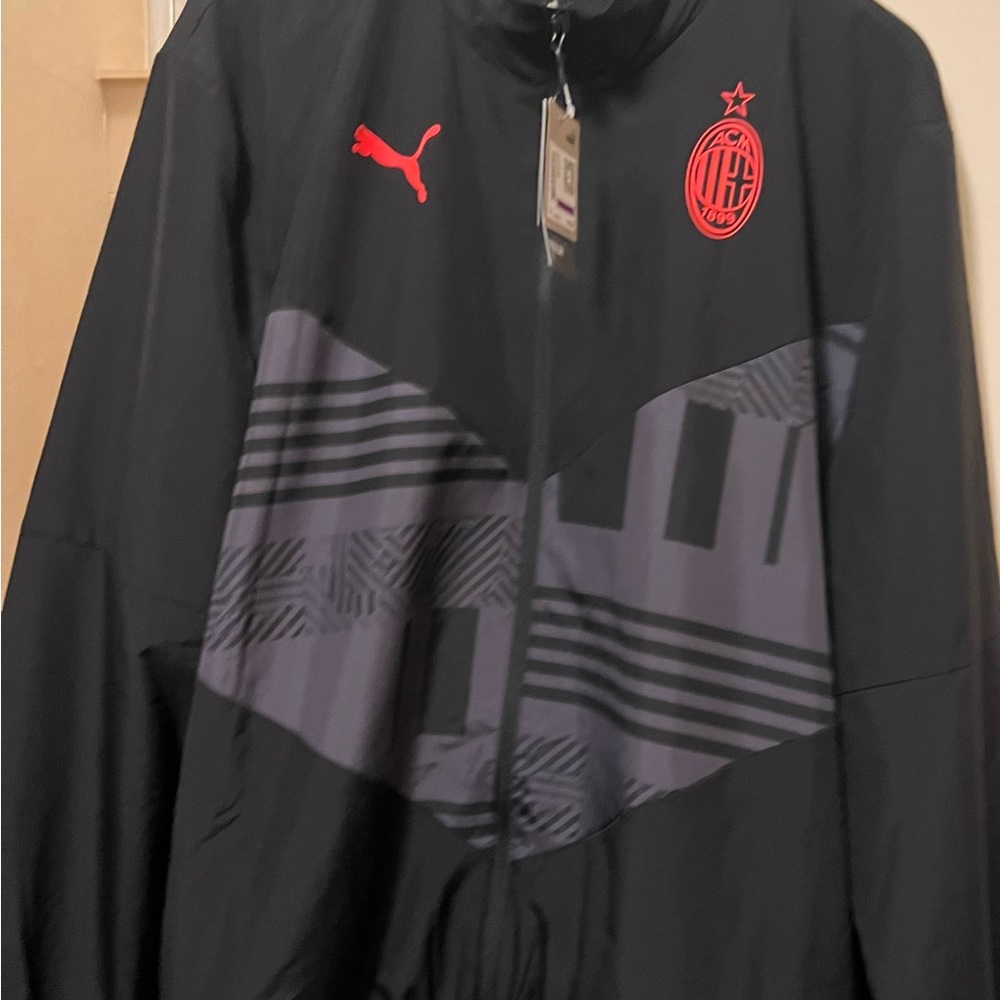 AC Milan Soccer Club Jacket